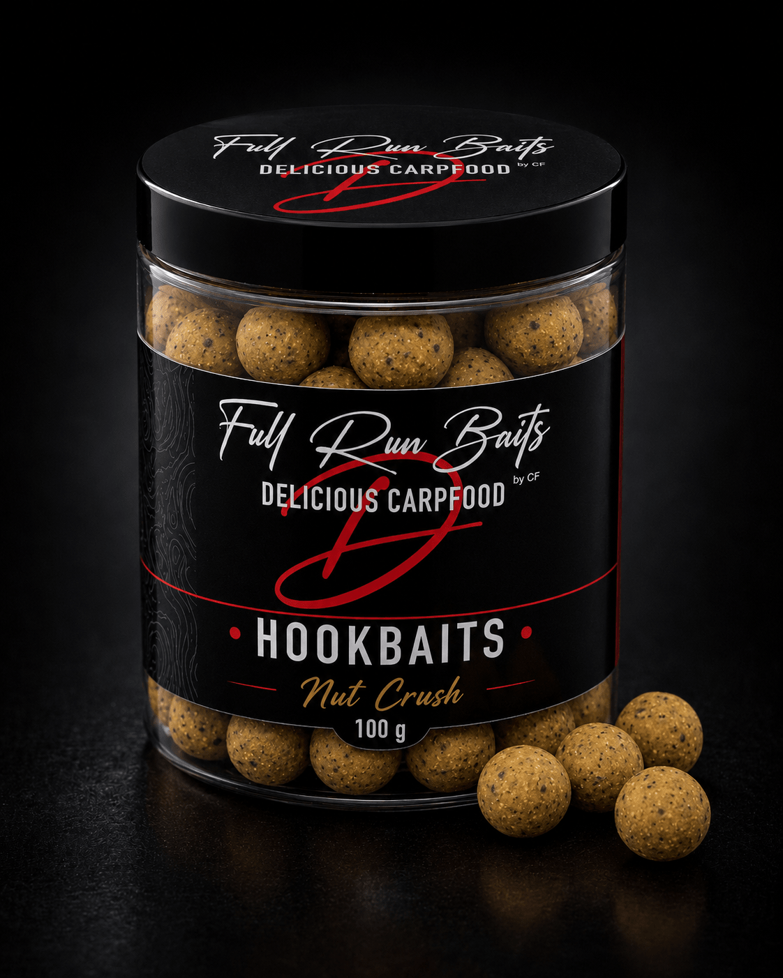 Full Run Nut Crush Hookbaits - Full Run
