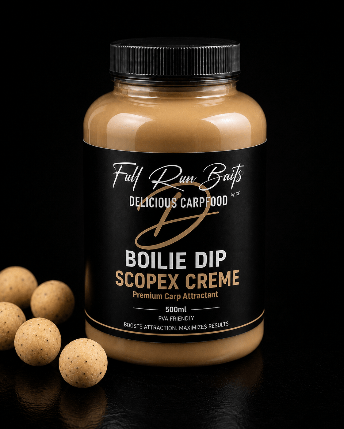 Full Run Baits Boilie Dip – Scopex Creme - Full Run